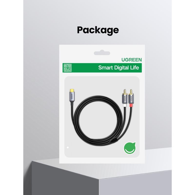 UGREEN USB Type-C to RCA Audio Adapter 1,5 Meter