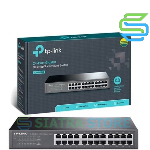 TP-LINK TL SG1024D 24-Port Gigabit Desktop | Rackmount Switch