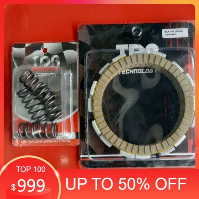 BIG PROMO PAKET KAMPAS KOPLING KLX PER KOPLING KLX 150 TDR ORI   *