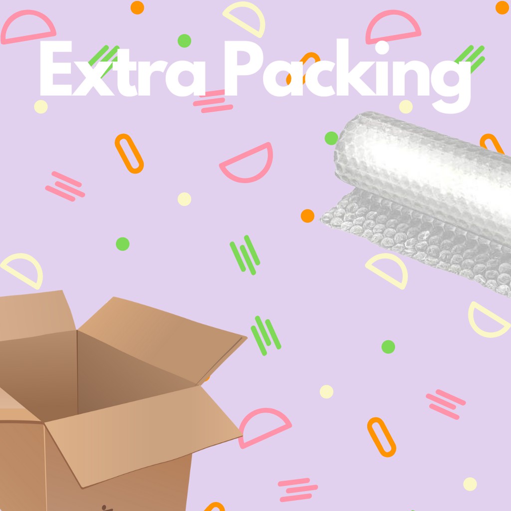 

Extra packing dan bubble wrap [WAJIB UNTUK KEAMANAN]