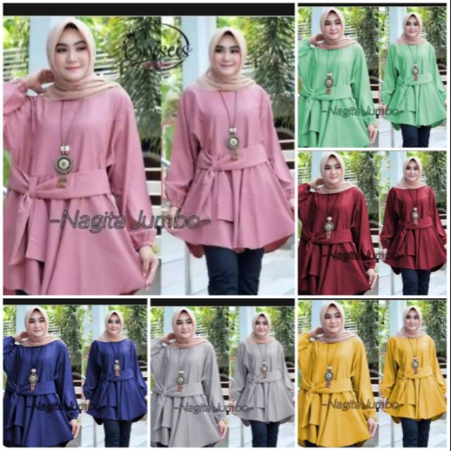 Nagita tunik jumbo||tunik murah|| atasan murah ||