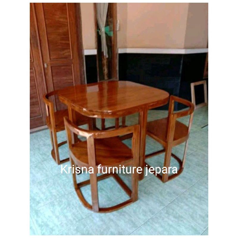 MEJA MAKAN JATI OVAL/MEJA MAKAN RESTO CAFE/FURNITURE JEPARA/MEUBEL JEPARA