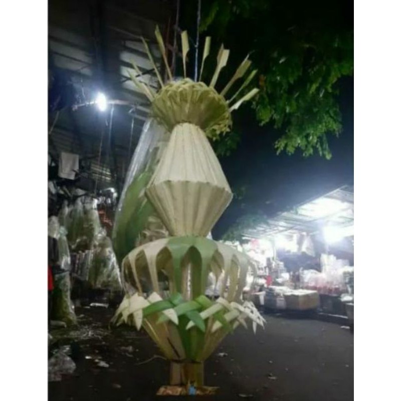 Penjor Janur Kuning T.2meter