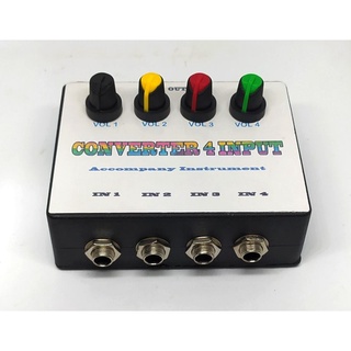 Converter Accompany Instrument 2 - 5 Input SoundCard 6.5 mm to 3.5 mm SoundCard V8 Converter (COD)