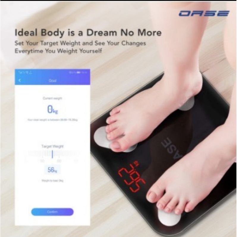 Timbangan Badan Digital - OASE Smart Body Scale LD06C