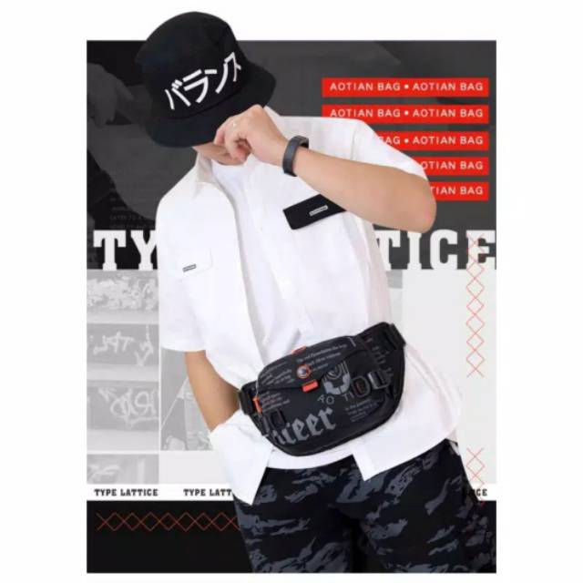 NEW ARRIVAL !!! AOTIAN ORIGINAL Tas Selempang Pria Men Sports Shoulder Waist Bags Fanny