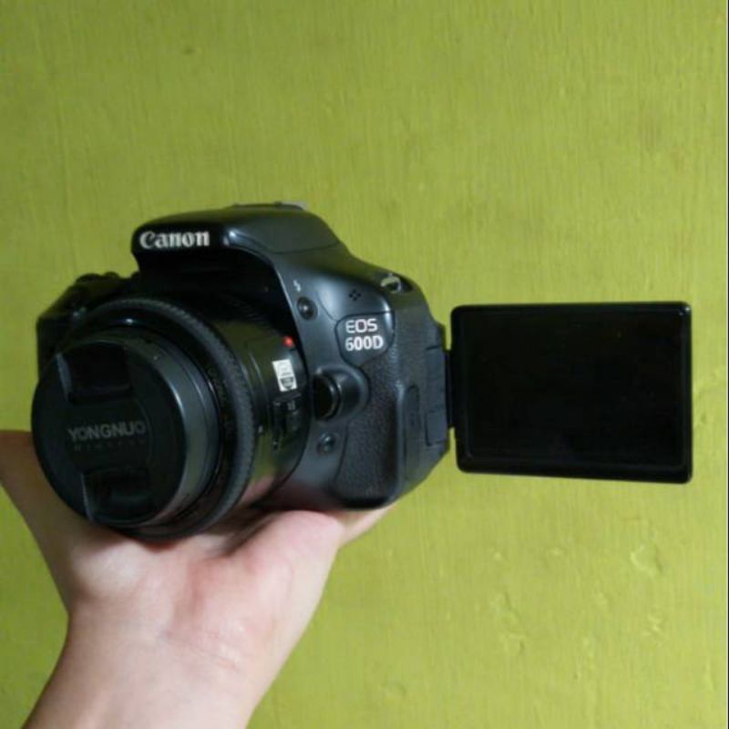 Canon 600d + lensa fix canon