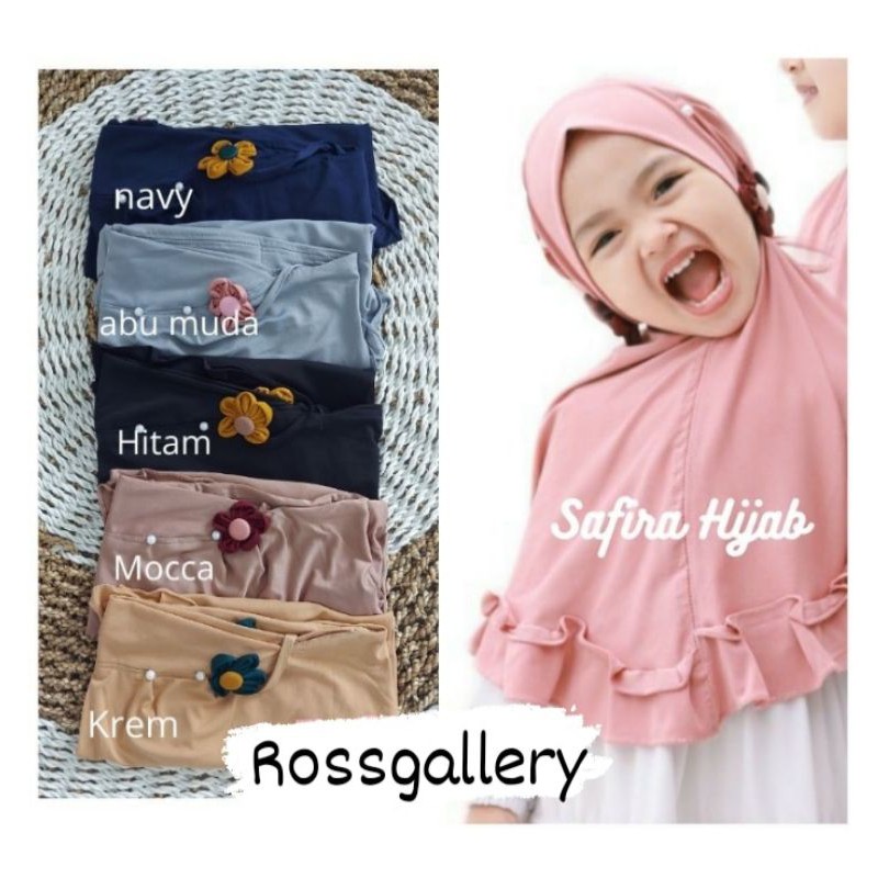 Hijab/Kerudung Anak (2-5 Tahun) Safira Hijab / Bergo Anak Instan