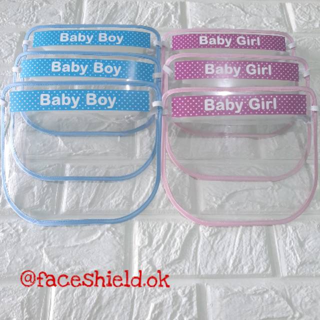 FACESHIELD BAYI, FACESHIELD BABY NEWBORN, FACESHIELD BALITA, FACESHIELD ANAK,