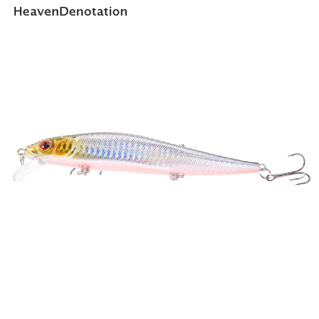 (Heavendenotation) 1pc Umpan Pancing Bentuk Ikan Kecil Bahan Plastik Keras 14cm / 23g