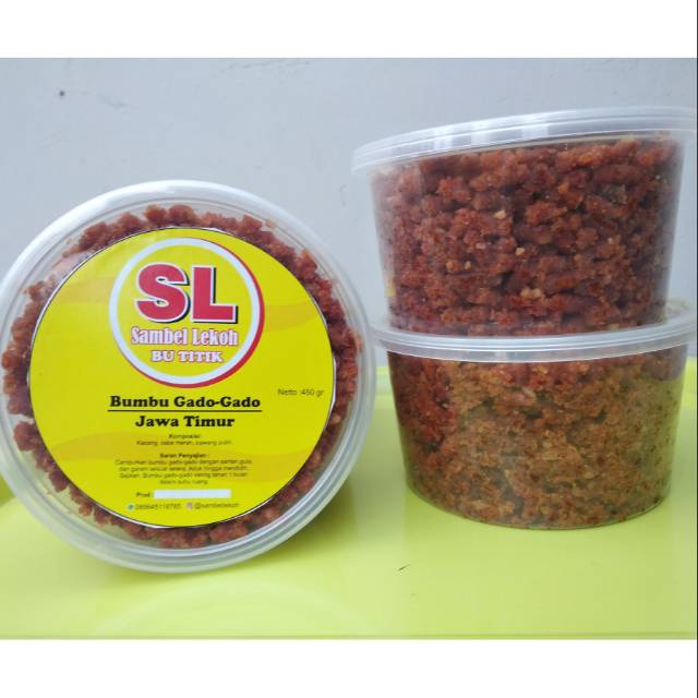 

Sambel Lekoh Bumbu Gado-Gado khas Jawa Timur