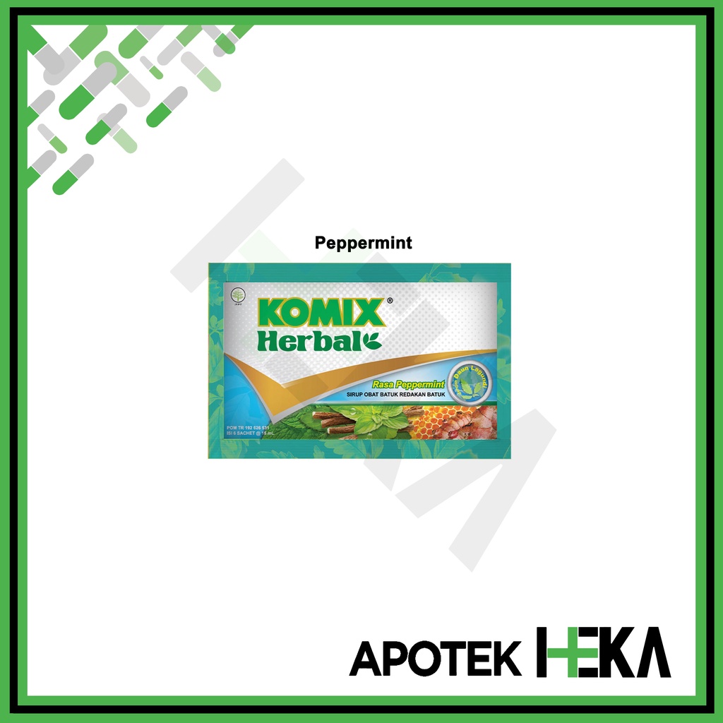 Komix Herbal Sachet 15 ml Box isi 6 (SEMARANG)