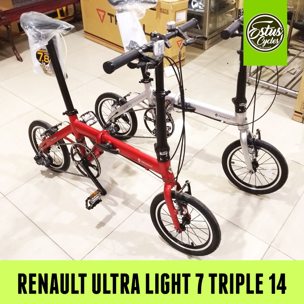  Sepeda  Lipat  Renault Ultra Light 7 Triple Speed Murah 