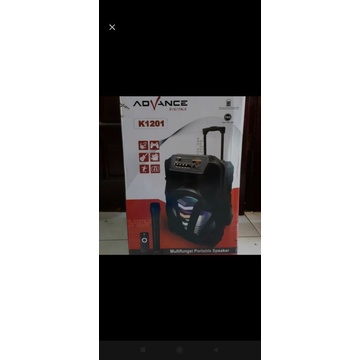 speaker portable avance 12 inch/portable speaker 12 inch advance/speaker dorong advance 12 inch