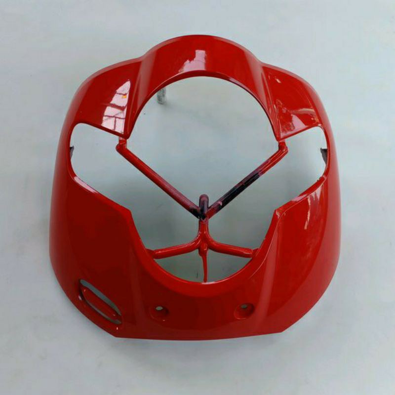 cover front panel tameng batok lampu depan Scoopy esp new K93 merah kilap