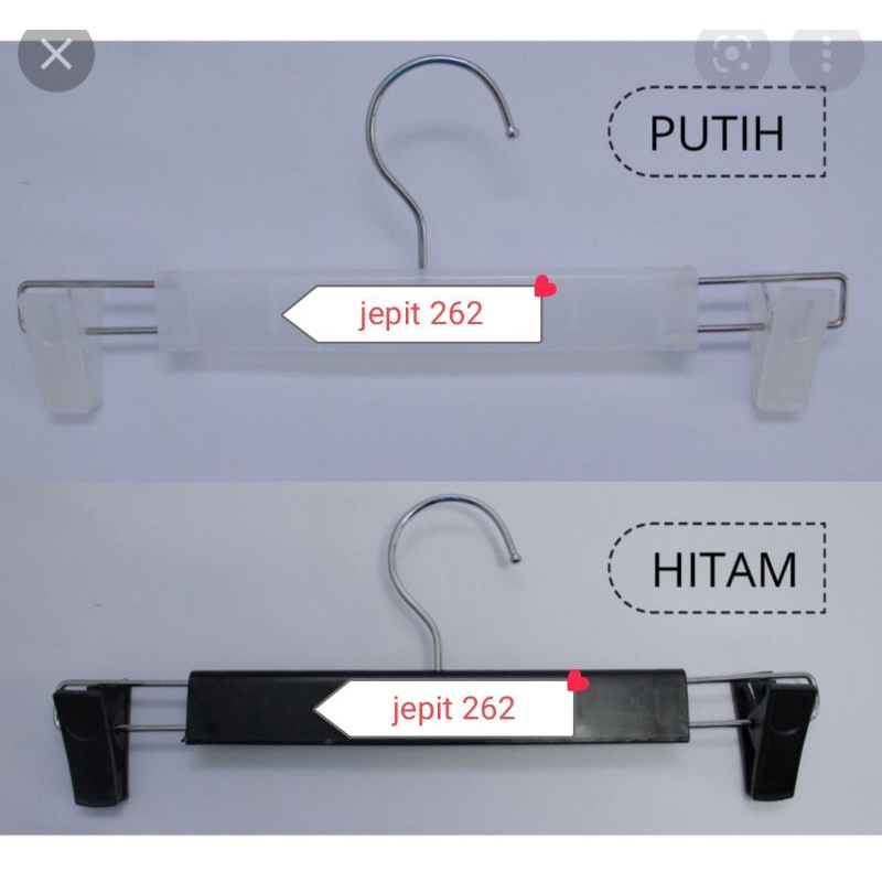 Isi 6 pcs hanger jepit besi 262