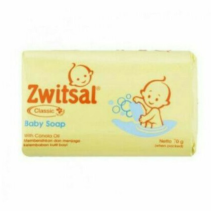 Zwitsal Clasic Baby Soap With Conala Oil 70g / Sabun Bayi / Sabun Mandi Batangan Bayi