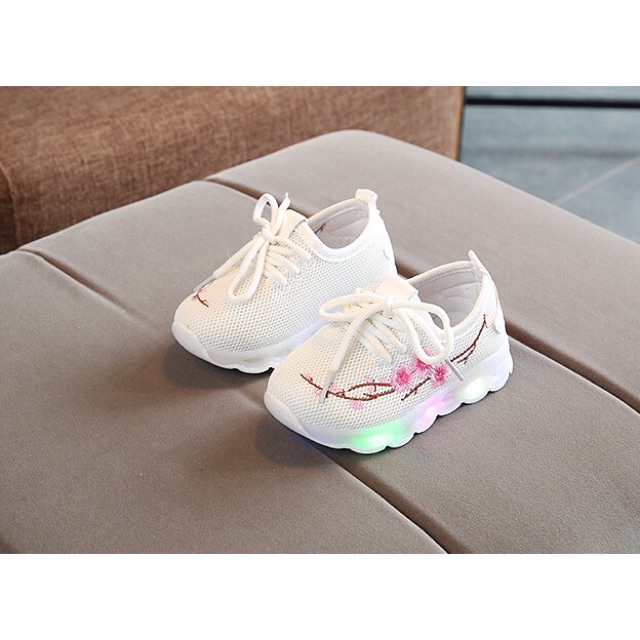 (Kiddiwear)❤️ Sepatu led anak / Sepatu Anak Casual Import Usia 1-5 Tahun Mbk17