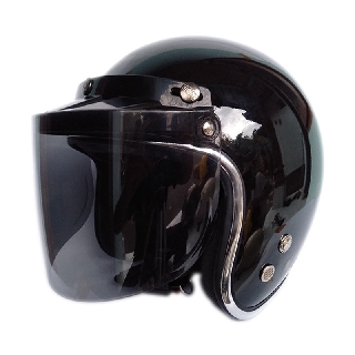 HELM BOGO RETRO KLASIK  CLASSIC MOTOR  SNI KACA DATAR FLAT 