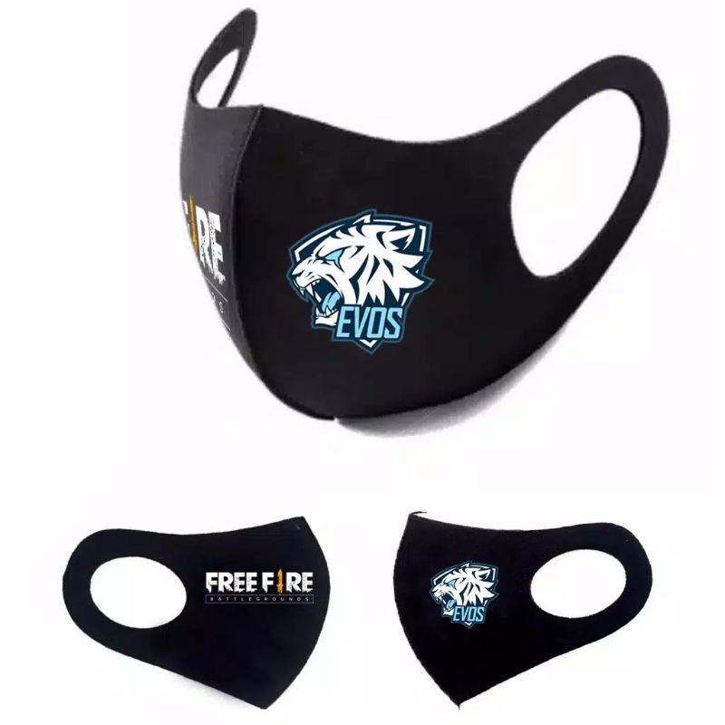 Masker scuba anak evos, free fire garena