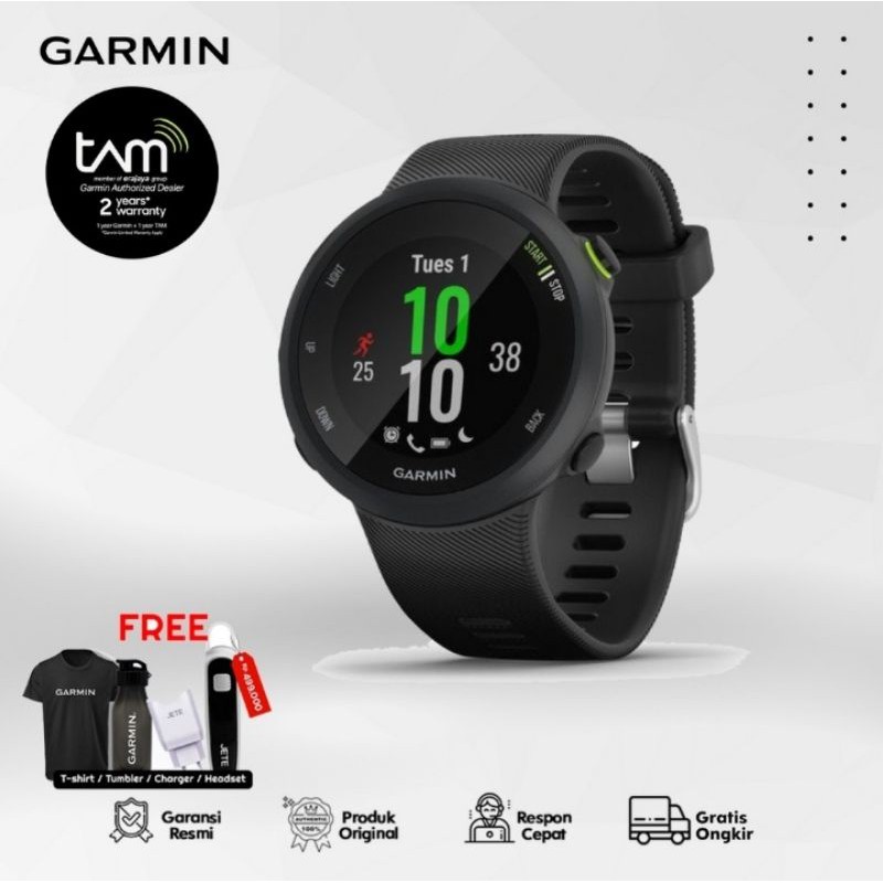 Garmin Forerunner 45 Black - Original Garansi Resmi TAM 2th