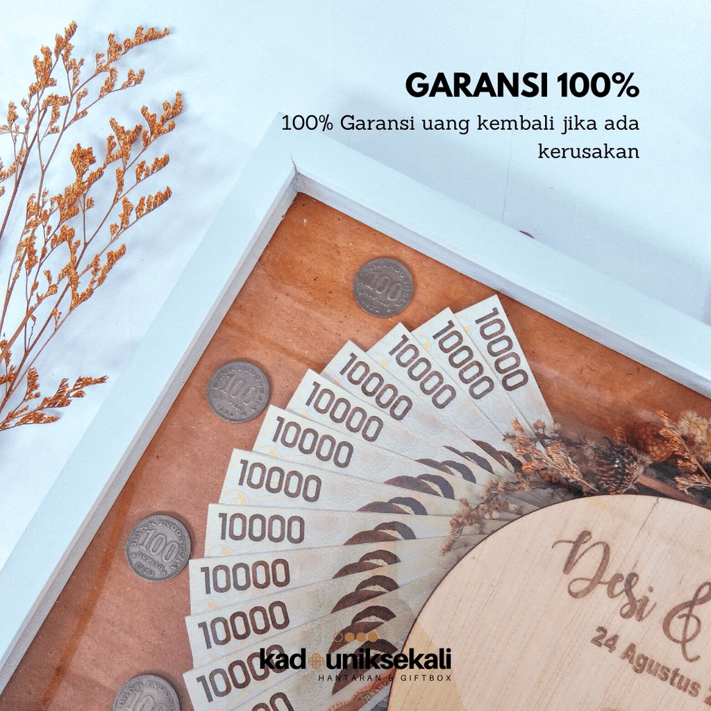 MAHAR UANG RUSTIC 35X45CM  - WOODY SERIES 01