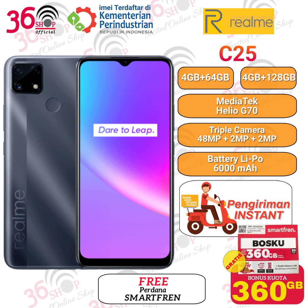 Realme C25s 4GB+64GB 4GB+128GB Garansi Resmi 1 Tahun-7