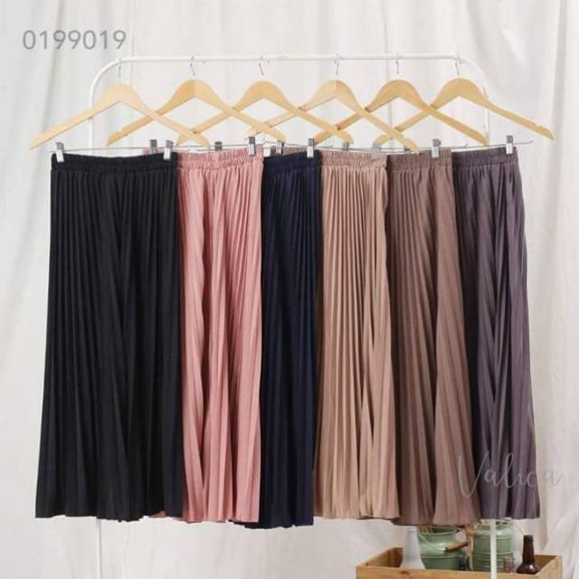 Rok Plisket Mayung Pleated Maxi Skirt