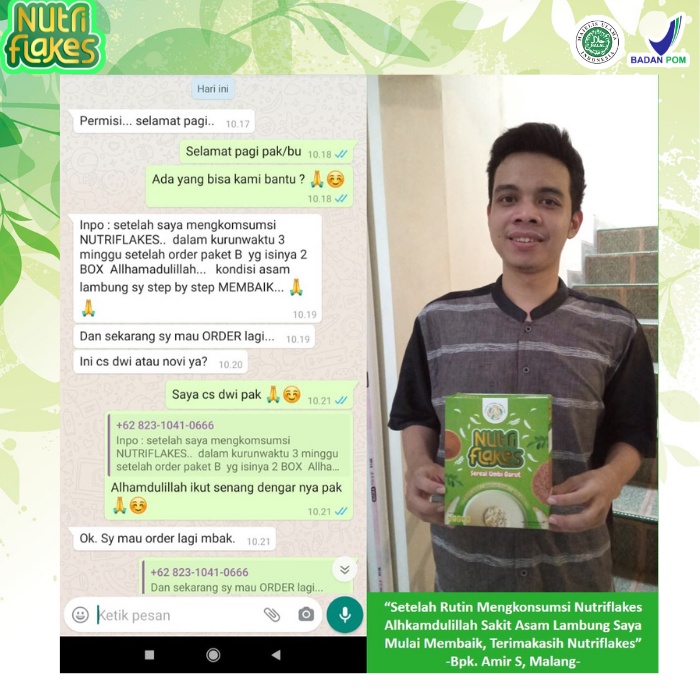 

Paket 2 Box Nutriflakes NutriflakesSereal Atasi Masalah Lambung Sereal Diet Enak Sehat 200G Sereal