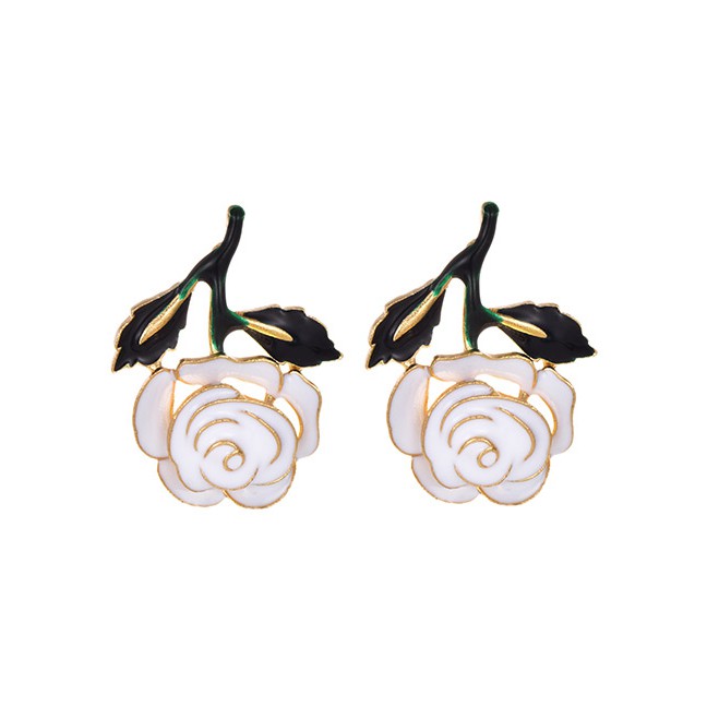 LRC Anting Tusuk Fashion Alloy Flower Earrings F7043X