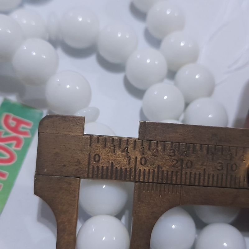 Tasbih Batu Giok Putih Susu 12Mm 99butir Natural