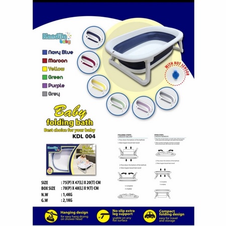 PNB203 BAK MANDI BAYI KANDILA BABY FOLDING BATH KDL004