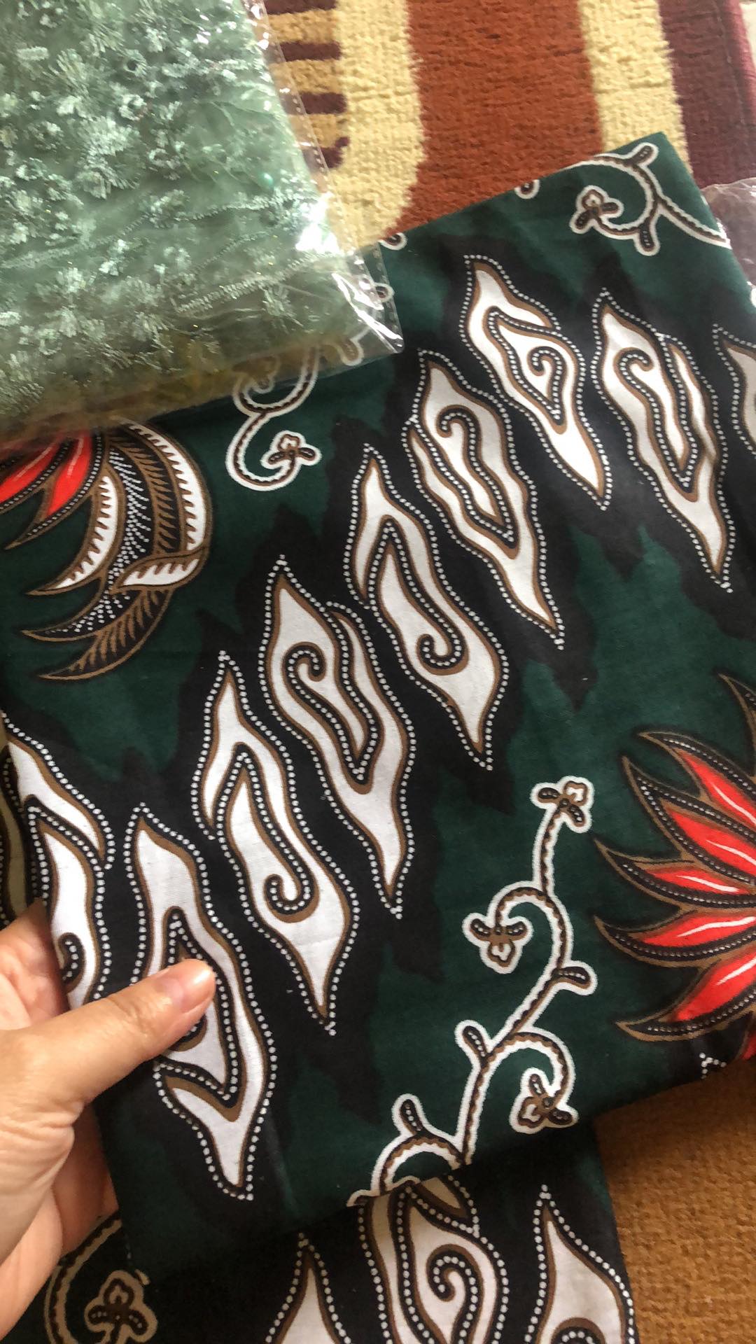 Batik Halus Cantik Pekalongan Tidak Luntur Mix Brokat Renda Ori