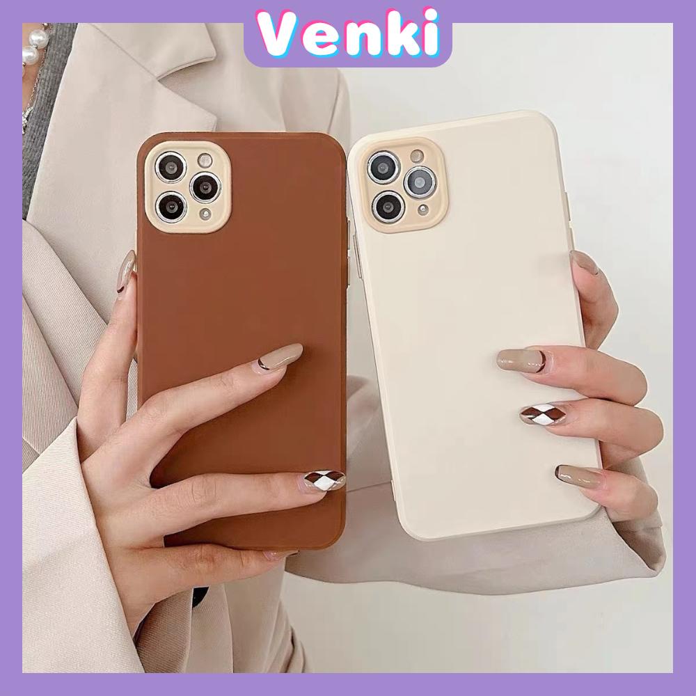 iPhone Case Silicone Soft Case Detachable Frame Button Protection Camera Built-in Plush Skin Feel Brown Compatible For iPhone 11 Pro Max 13 Pro Max 12 Pro Max 7Plus xr XS Max