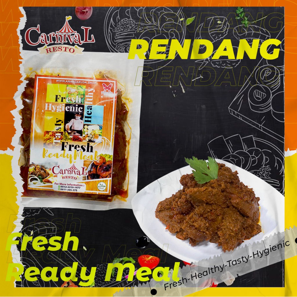 Jual Frozen Food Rendang Fresh Ready Meal New Product Shopee Indonesia