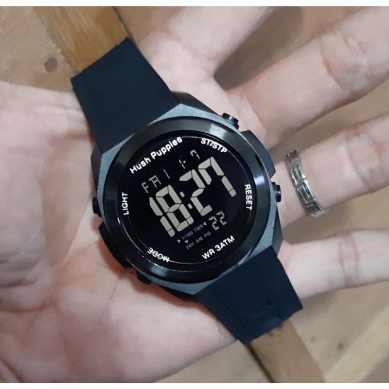 JAM TANGAN HUSH PUPPIES RUBBER TERLARIS JAM TANGAN DIGITAL TAHAN AIR