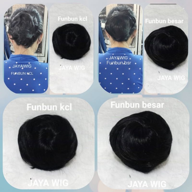 Funbun Sanggul Rambut Modern Sanggul Instan Yang Praktis Dipakai