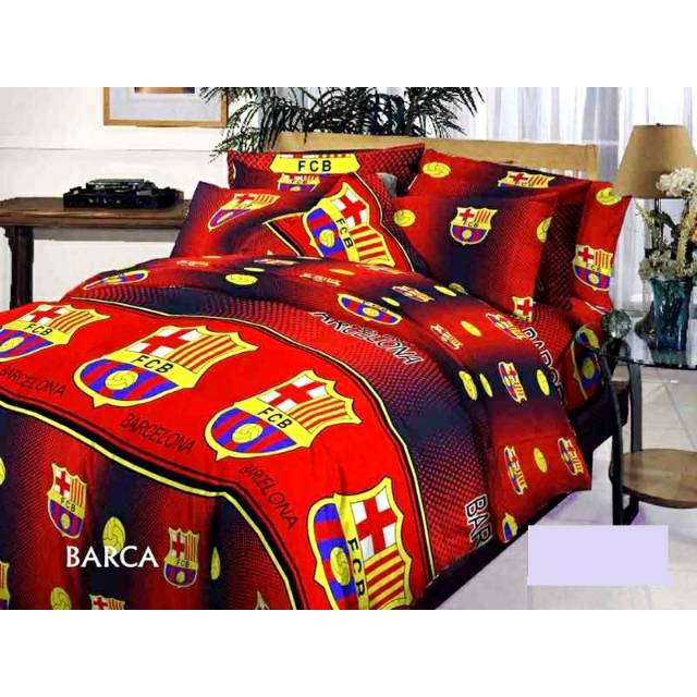 Bedcover Set Motif Bola Barcelona | Barca