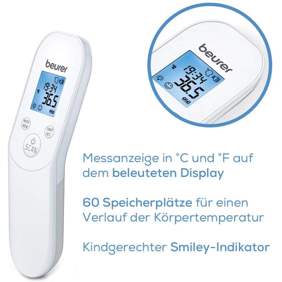 BEURER FT85 FT-85 THERMOMETER INFRARED NON CONTACT MEDICAL ONLINE MEDICALONLINE