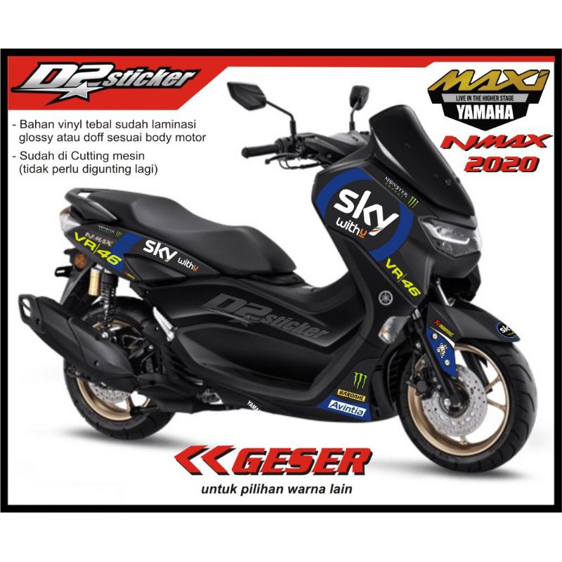 Stiker Striping New Nmax 2020 Sky VR46