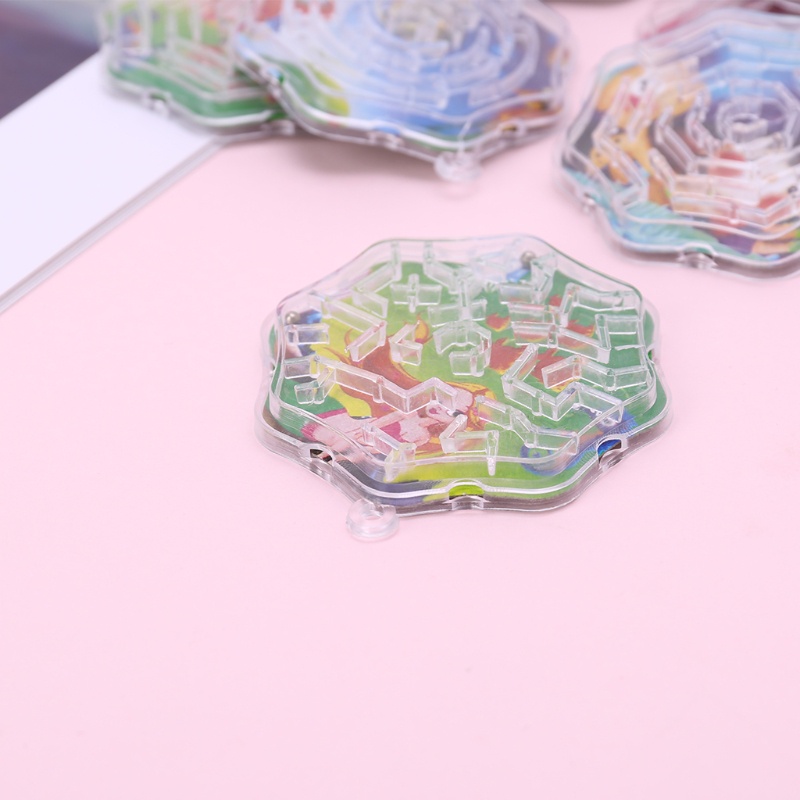 Mary 10Pcs Mainan Puzzle Speed Labirin Jejak Labirin Oktagon Ajaib Untuk Hadiah Anak Kids
