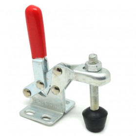 Grab Medan Alat Bantu Dorong Jepit Vertical Toggle Clamp Hold Down Handle - GH-301A - Silver