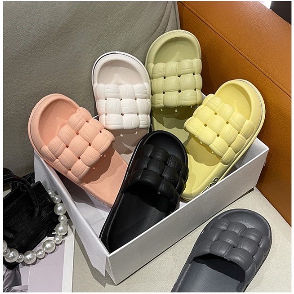 Sandal Sekop karet PVC Wanita Jelly Korea Import Slipper Tebal Empuk Super Soft Cute MGR Mokaya Balance (2219)/Size 36/41