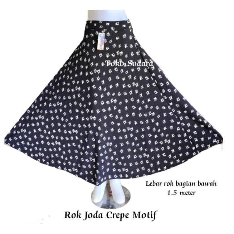 Rok Payung Jodda Crepe Waffle // Rok Muslim // Rok wanita //Rok Murah