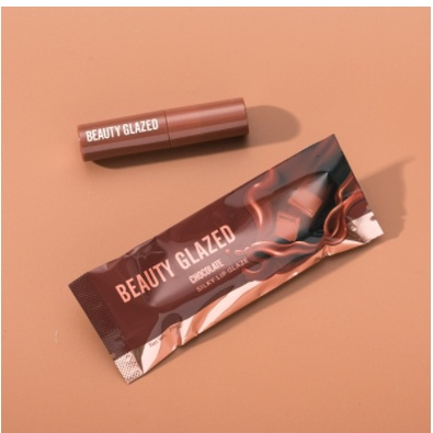 RIGINAL BEAUTY GLAZED CHOCOLATE LIPSTICK MATTE LIP WATERPROOF MOISTURIZING LONGLASTING