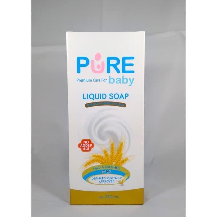 Pure BB Baby &amp; Kids Liquid Soap  80ml  /  230 ml Purebaby Sabun Cair Bayi Kulit Sensitive