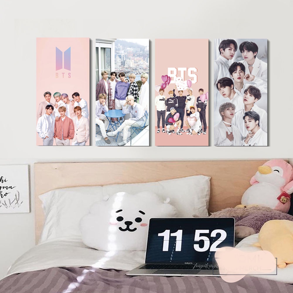 BTS02 - HIASAN DINDING BTS WALLDECOR PAJANGAN POSTER HIASAN KAMAR DEKORASI KAYU KPOP BTS