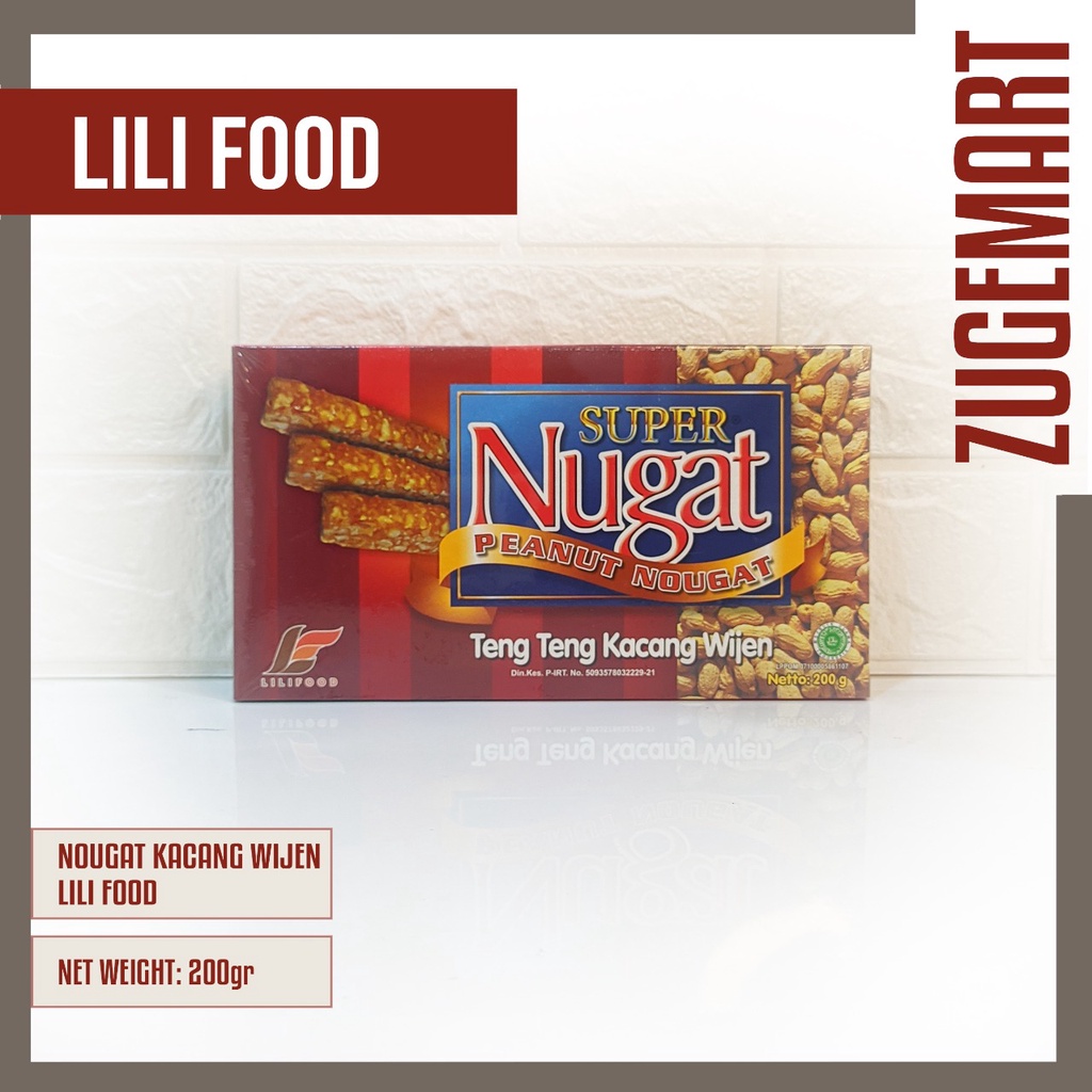 

Super Nugat Teng Teng Kacang Wijen Box 200 gr