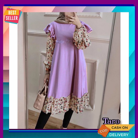 Baju Atasan Wanita Dewasa Kekinian 2022 Ootd Hilda Tunik Remaja Muslim Shafira Tunik / Pakaian Wanit