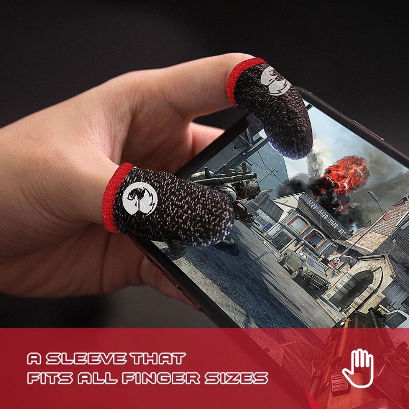 ORIGINAL- 2Pcs Gamesir Sarung Gaming Sarung Jari Jempol Buat Game Pubg Finger Sleeve Anti Keringat